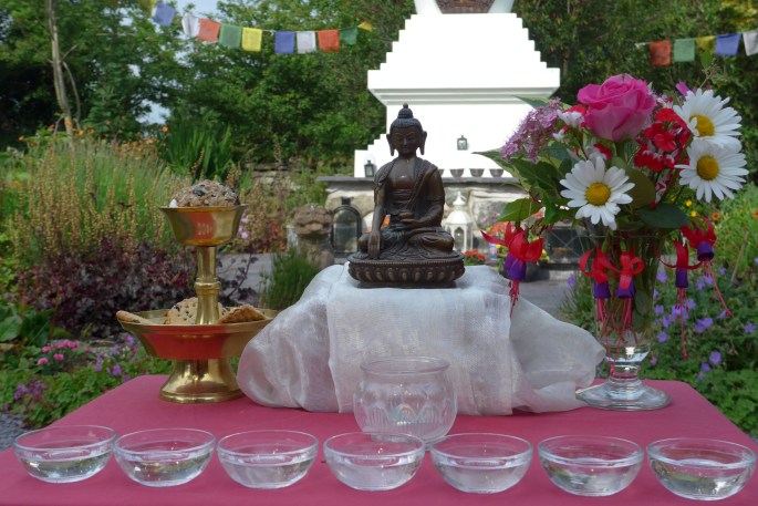 Welsh Buddhist shrine