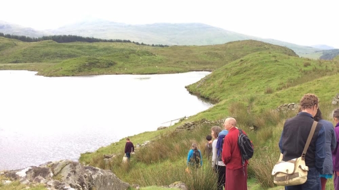 A Buddhist Pilgrimage to a sacred sites in wales