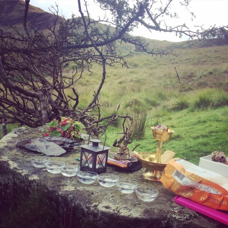 Buddhist Practice of Pilgrimage to sacred sites in Snowdonia North Wales
